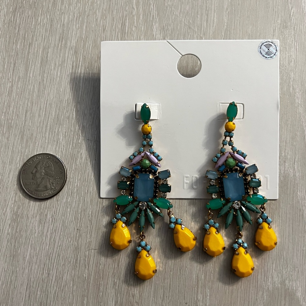 Zara Colorful Chandelier Earrings